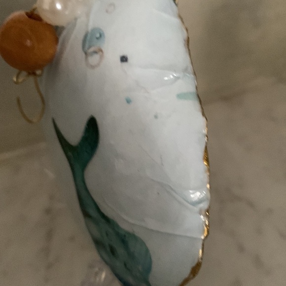 Decoupage Fish with a Hook Decorative Accent or Trinket Tray - Picture 4 of 14